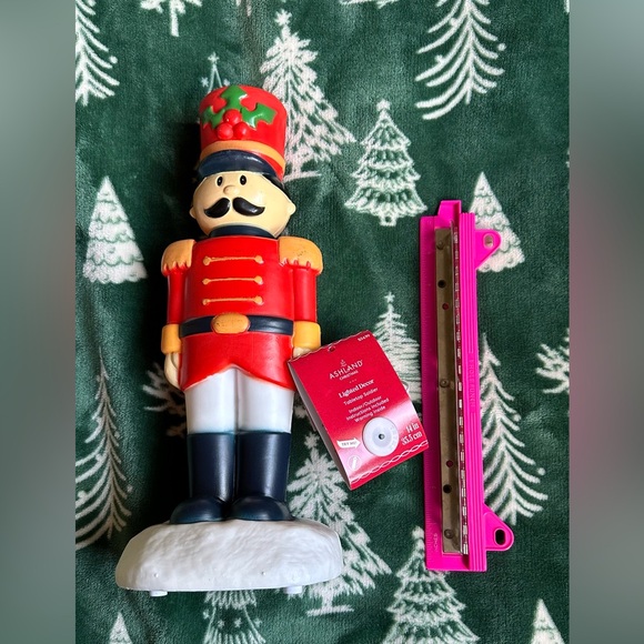 Nutcracker - plastic, light up - 12 inches tall - Picture 1 of 6